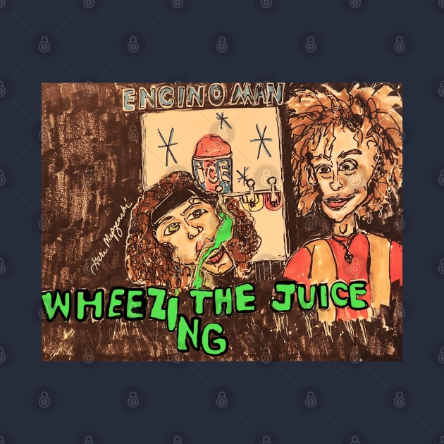 Pauly Shore Brendan Fraser ENCINO MAN Wheezing The Juice by TheArtQueenOfMichigan 