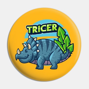 Cute Tricer Pin