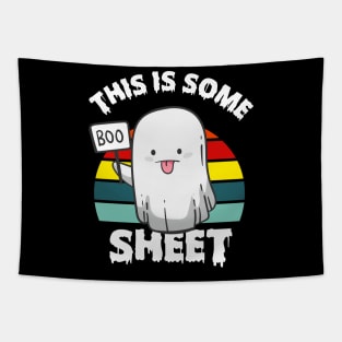 This is Some Boo Sheet Funny Halloween Ghost Tapestry