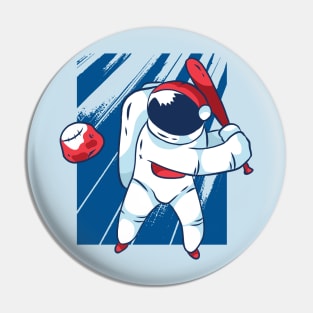 Astronaut Baseball Pin