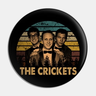 Peggy Sue's Jukebox Jams The Crickets Groove Pin