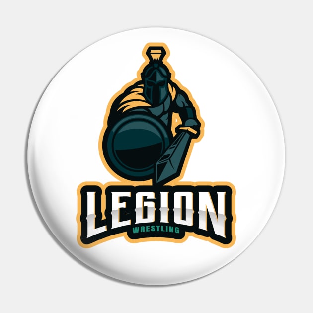 Legion Wrestling Pin by Tip Top Tee's