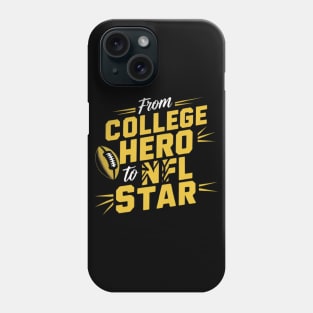 From College Hero to Star - draft day Phone Case
