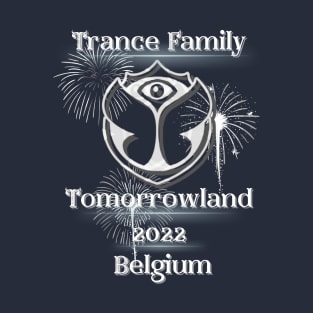 Trance Family.Tomorrowland 2022 Belgium.White T-Shirt