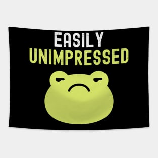 Unimpressed Frog Funny Saying Sarcastic Tapestry