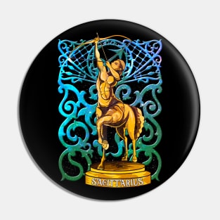 Sagittarius Zodiac Sign - Cool Astrology Gift and Horoscope Pin