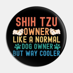 Shih Tzu Owner Pin