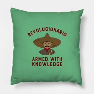 Armed With Knowledge Pillow