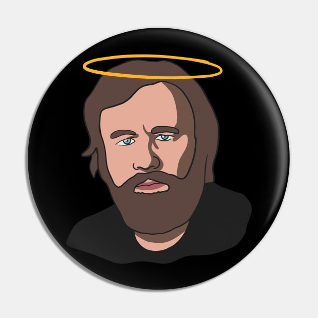 Slavoj Zizek With A Halo (Angel) Pin by isstgeschichte