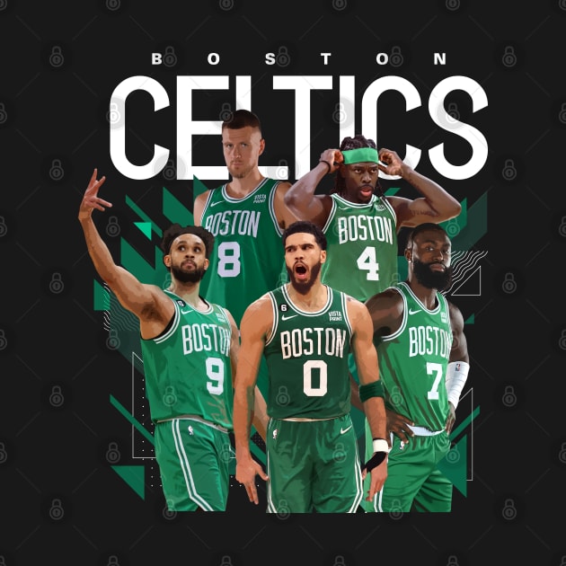 Boston Celtics Starting Five by Juantamad