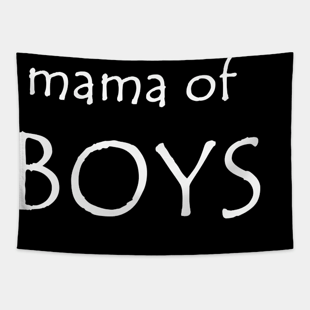 Mama of boys Tapestry by Cosimiaart