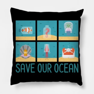 Save Our Ocean Pillow