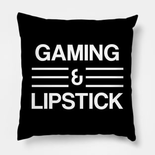 Gaming And Lipstick Pillow