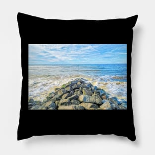 Sheringham Beach, U.K Pillow