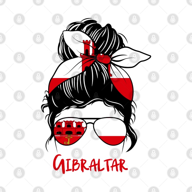 Gibraltar girl, Gibraltar Flag, Gibraltar gift heritage, Gibraltarian girlfriend by JayD World