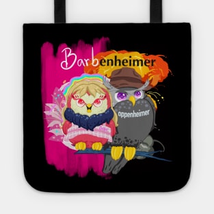 The little black owll in oppenheimer movie and red owl wear barbie dress for Men or Women Kids Boys Girls love owl- barbie bird Tote