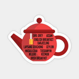 Best Black Teas Teapot Magnet