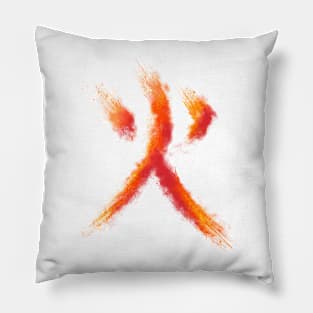 Fire Kanji Pillow