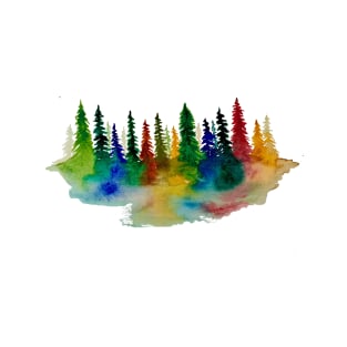 Rainbow forest T-Shirt