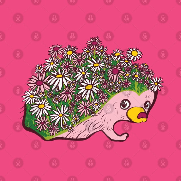 Floral hedgehog by Mimie20