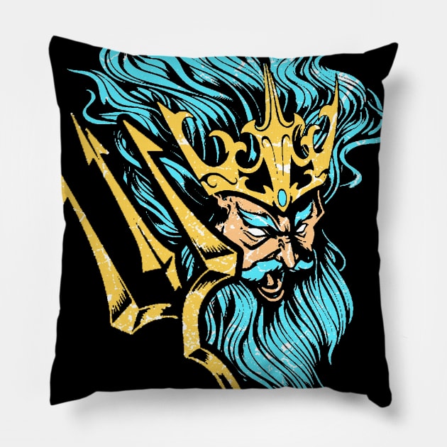 Poseidon Pillow by Mila46