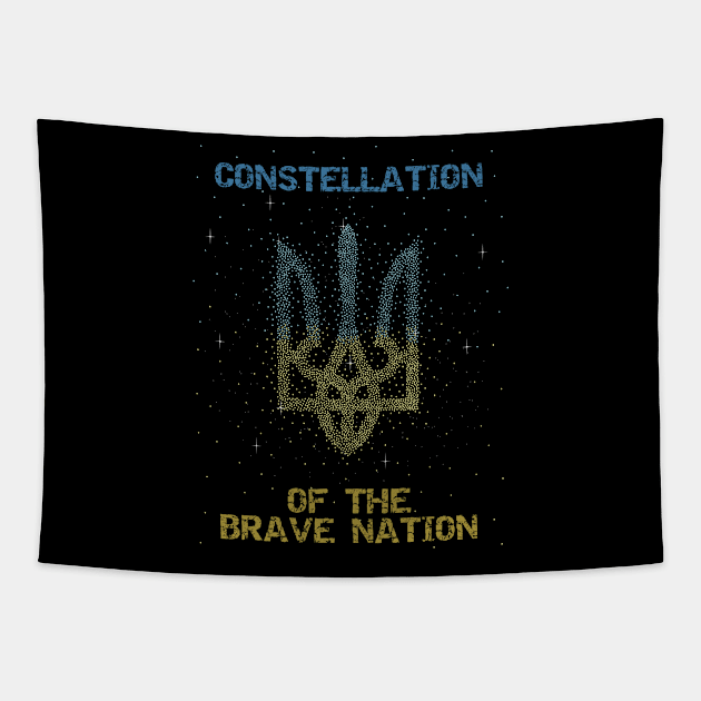 Constellation of the Brave Nation Tapestry by SPACE ART & NATURE SHIRTS 