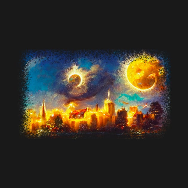 The city of Sun & Moon by Liquid Feline