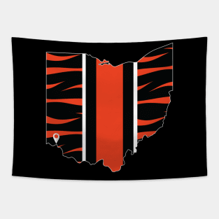 Cincinatti Football Tapestry