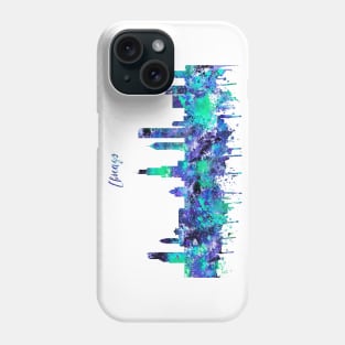 Chicago skyline Phone Case