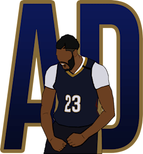 Anthony Davis 'AD' - New Orleans Pelicans Magnet