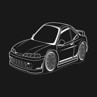 Baby car integra white print T-Shirt