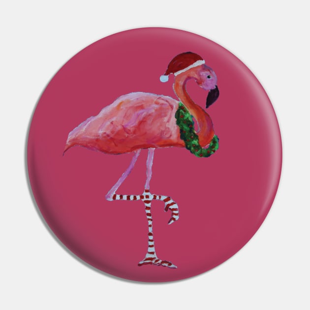 flamingo christmas painting Pin by AudreyJane