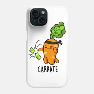 Carrate Cute Funny Karate Carrot Pun Phone Case