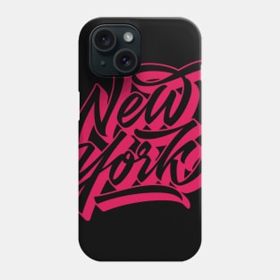 New York lettering in original style Phone Case