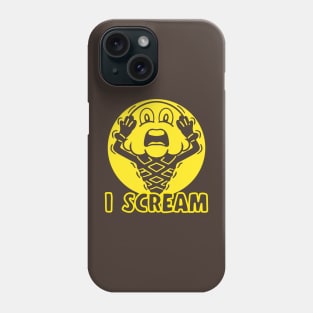 I Scream (Mono) Phone Case