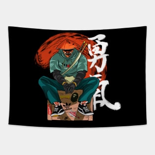 Urban Samurai Tapestry