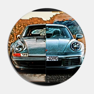 Evolution Porsche 911 Pin