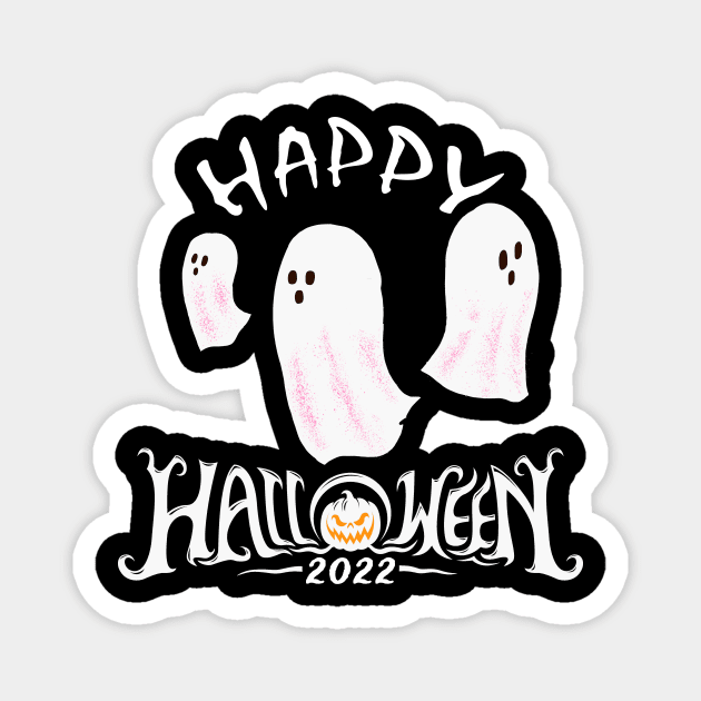 happy halloween 2022 Magnet by V x Y Creative