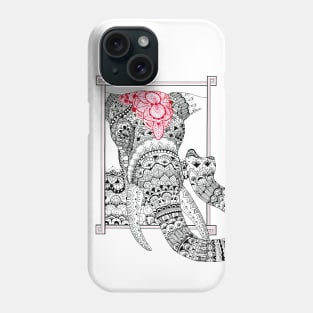 Ornamental elephant head Phone Case