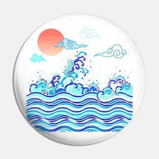 waves Pin