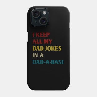 Dad jokes t-shirt Phone Case