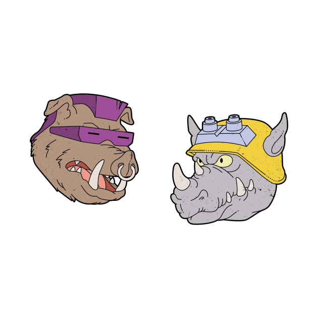 Bebop and Rocksteady by Rabbit’s Hollow