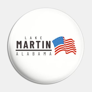 Lake Martin USA - dark text Pin