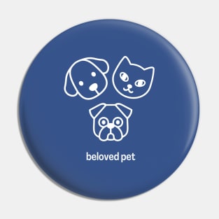 T-Shirt Design Pets Cat and Dog Pin