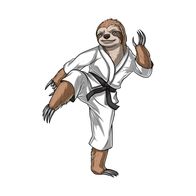 Sloth Karate by underheaven