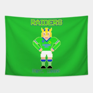 Canberra Raiders - 8 Bit Pixel Art - EST. 1982 Tapestry