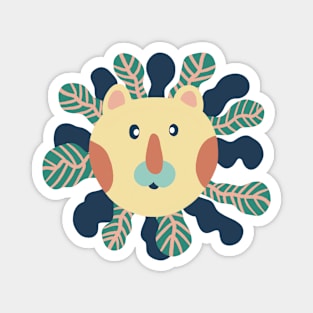 Plant lion number two Magnet