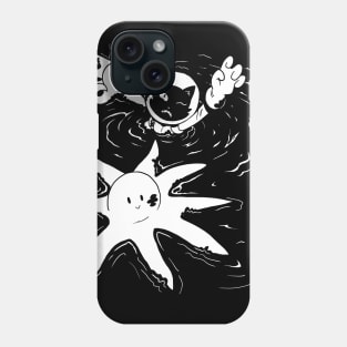 Inky Space Cat Phone Case