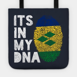 Its In My DNA Saint Vincent and the Grenadines Flag Fingerprint Tote