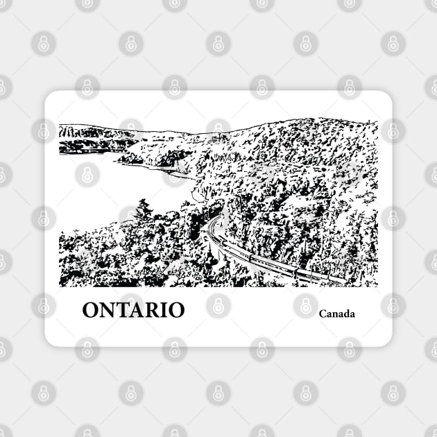 Ontario Canada Magnet by Lakeric